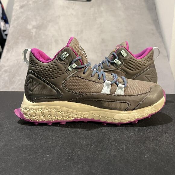 New Balance Fresh Foam X Hierro Womens 9.5 D Brown Gore-Tex Vibram Trail Hiking - Picture 6 of 9